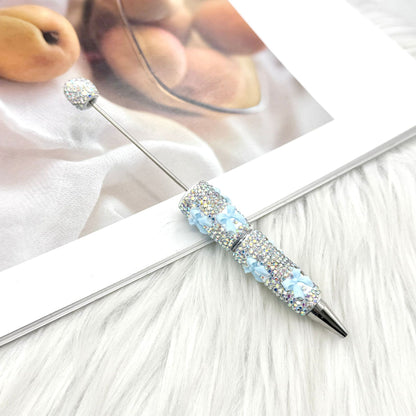 DIY creative bow full diamond  pen multi-color diamond gift pen Valentine's Day series gift pen in stock