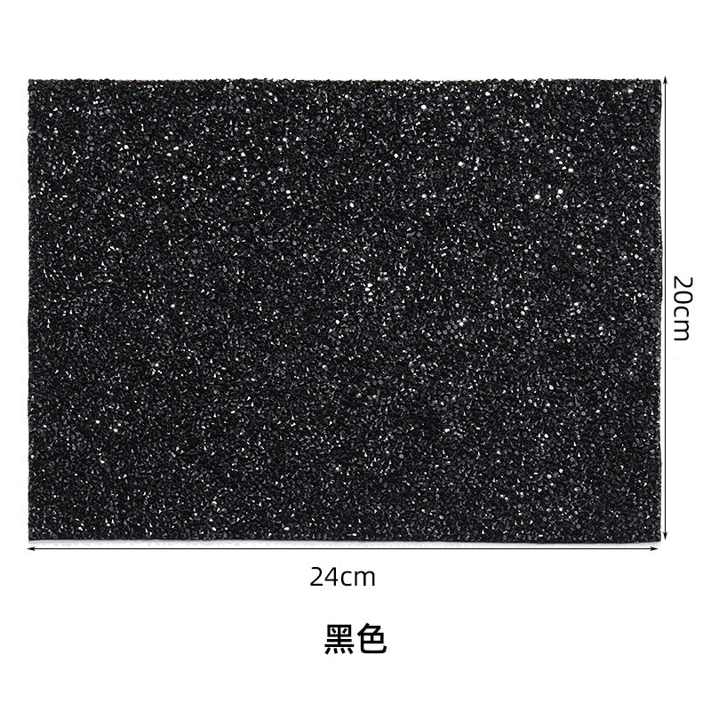Resin 20*24CM resin drill drill net, water rhinestone glue mesh, peel-off and instant sticking, DIY crafts, sequin glue, jewelry matching