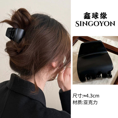 Large Versatile Grab Clip Women's Back of Head Shark Clip Korean Premium Hairpin 2026 Temperament Disc Hair Accessories