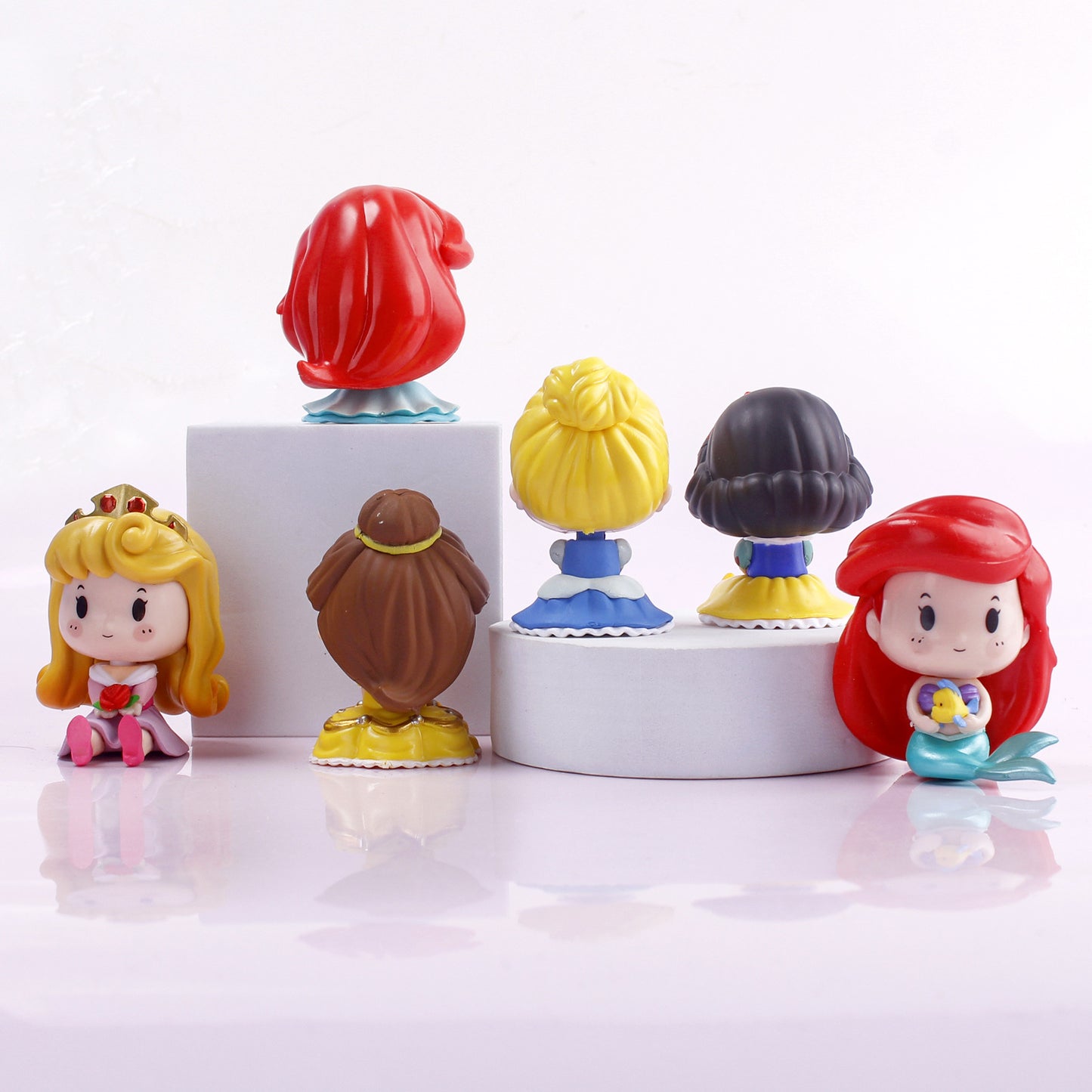 PVC Fourth Generation Meat Little Princess Cake Decoration Ornament Cute Little Princess Car Figure Home Decoration