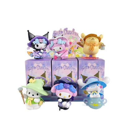 Sanrio Magic Story Melody 6 Blind Box Cool Kulomi Cinnamon Dog Peripheral Figure Ornaments Wholesale