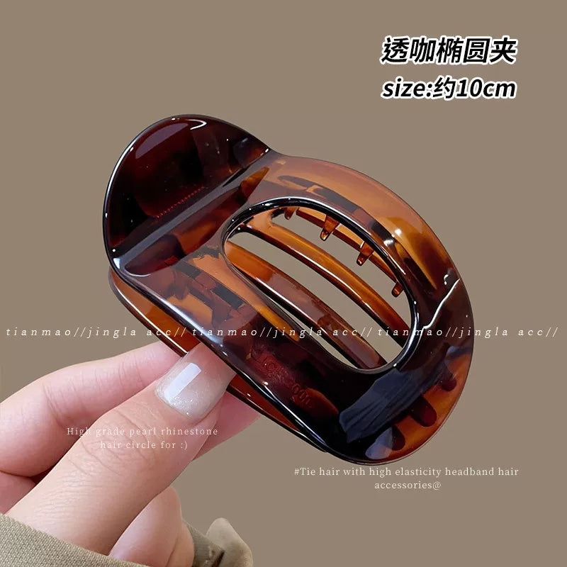 Driving and doing yoga without falling off, abalone scratch clips, hairpins, women's back of head clips, flat duckbill chucks, headdresses, shark clips
