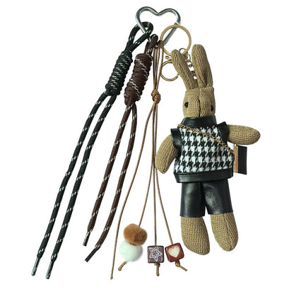 Bags Pants Pendants - Explosive  Houndstooth Scarfs Rabbit Dolls Clothing Plush Toys