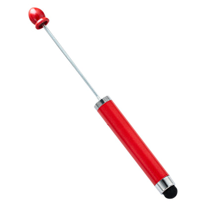 DIY touch screen ballpoint pen plastic beaded ballpoint pen wholesale multicolor cap ballpoint pen