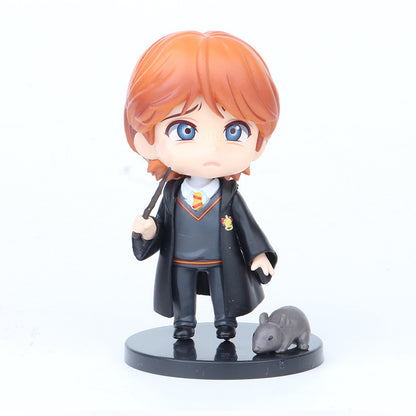 6 Harry Potter Q version Hao Minen gacha doll car ornament dolls