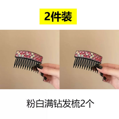 Elegant Diamond Inverted Comb for Women, High-End Rhinestone Hair Comb, Loose Hair Organizer, 2026 New Hair Accessory Hairpin