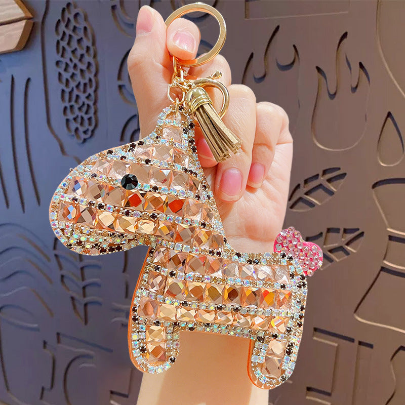 Horse Keychain - Love Pony Mobile Phone Pendant Car Key Chain Student Gift