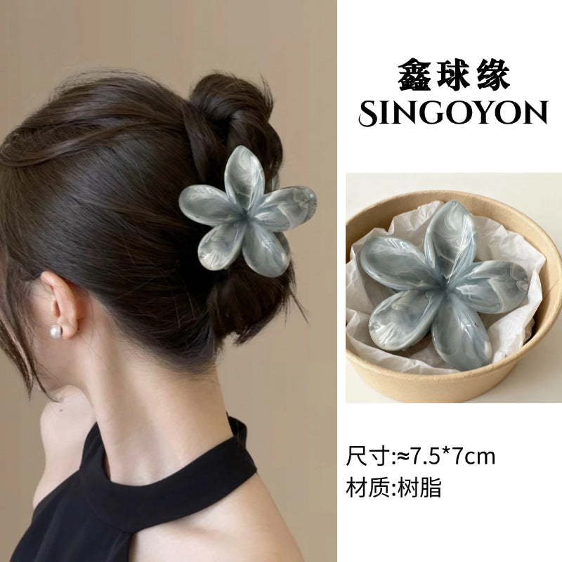 Large Versatile Grab Clip Women's Back of Head Shark Clip Korean Premium Hairpin 2026 Temperament Disc Hair Accessories