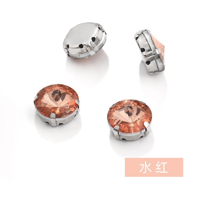 Rivoli Crystal Square Claw Rhinestones - Hand-Sewn Shoe Luggage Clothing Accessories