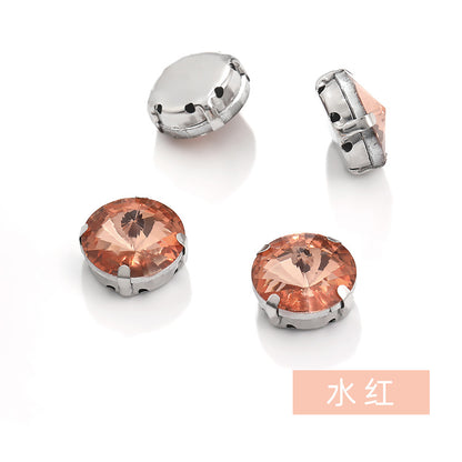 Rivoli Crystal Square Claw Rhinestones - Hand-Sewn Shoe Luggage Clothing Accessories