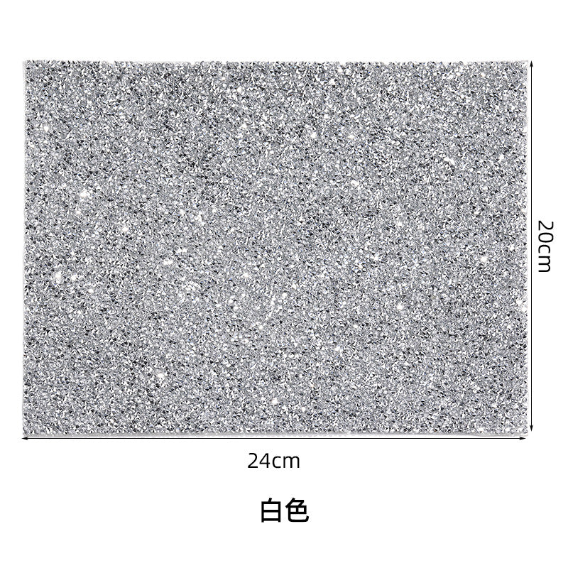 Resin 20*24CM resin drill drill net, water rhinestone glue mesh, peel-off and instant sticking, DIY crafts, sequin glue, jewelry matching
