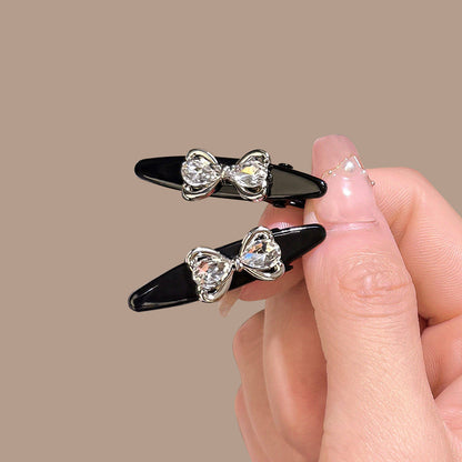 High-end light luxury pearl hair clips, edge clips, delicate side bang clips, women's mini small front-size hair clips, hair clips