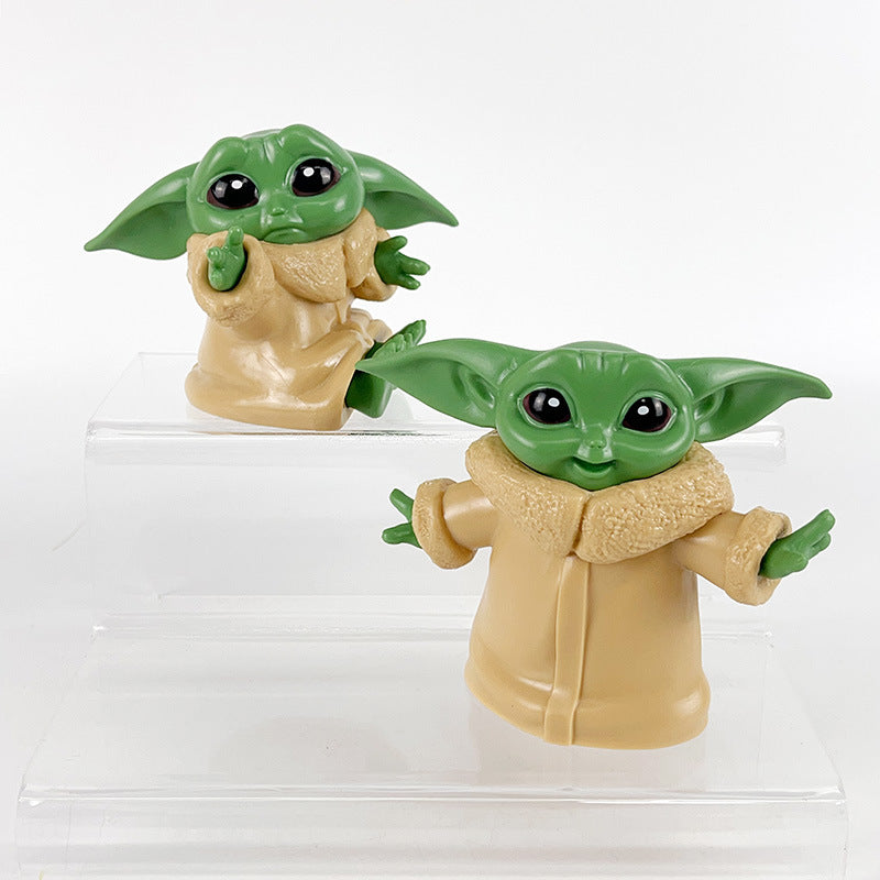 Yoda The Mandalorian, Star Wars Baby Yoda Baby BabyYoda Doll Car Cake Ornament