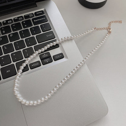 Korean INS style double-layer pearl starry sky necklace for women, sophisticated light luxury necklace, accessory choker collarbone chain