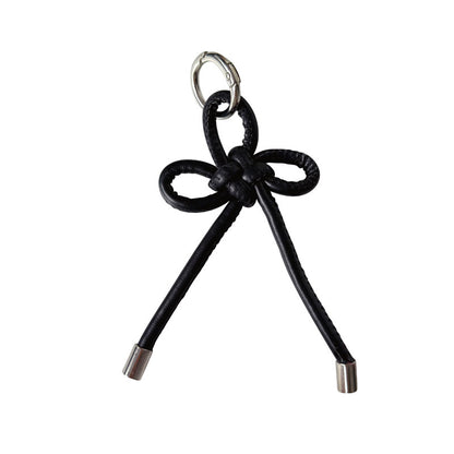 Creative PU leather Chinese knot keychain pendant accessories couple miu bag keychain pendant small gift