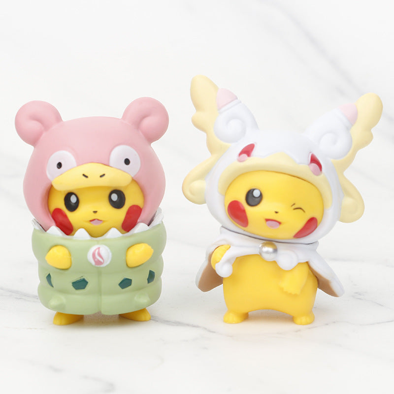 In stock, 7 drag Pikachu Pokemon, Charizard, bat anime figures, ornaments, gachapon claw machines