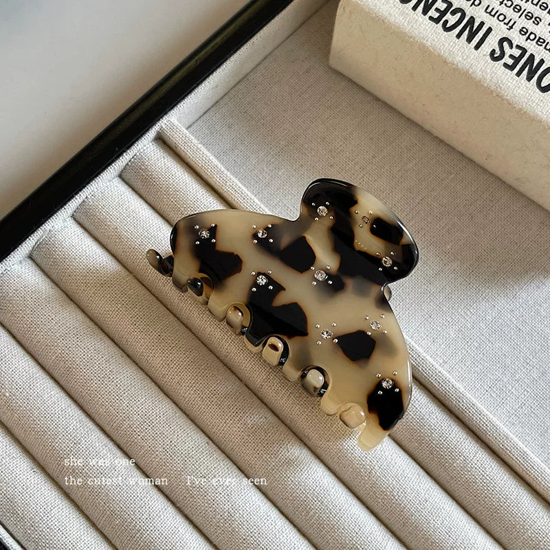 Korean Style Half-Up Small Claw Clip for Women, High-End 2026 New Shark Hair Clip at the Back of the Head, Small Volume Hair Clip, Ponytail Clip