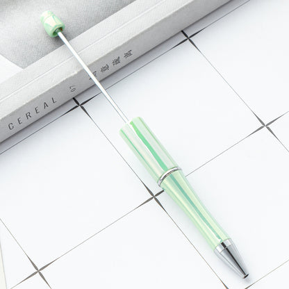 DIY Ballpoint Pen - Wholesale Plastic Printable Logo UV Gradient Beaded Pen