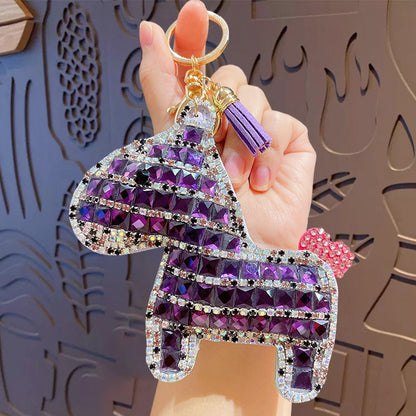 Horse Keychain - Love Pony Mobile Phone Pendant Car Key Chain Student Gift