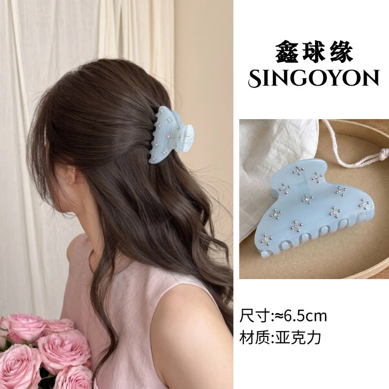 Large Versatile Grab Clip Women's Back of Head Shark Clip Korean Premium Hairpin 2026 Temperament Disc Hair Accessories