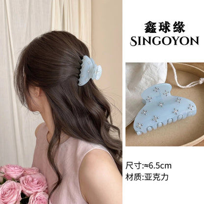 Large Versatile Grab Clip Women's Back of Head Shark Clip Korean Premium Hairpin 2026 Temperament Disc Hair Accessories