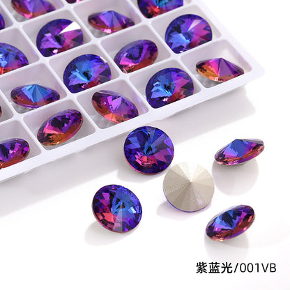 K9 High-End Rhinestone, Satellite, Special-Shaped High-Top Diamond, Wedding Dress, Dress, Crystal Jewelry, Nail Art, Diamond Material, Pointed Bottom Rhinestone