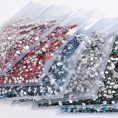 Resin Flat Bottom Rhinestones - Super Flash Nail Art Wedding Dress Mobile Phone Case Accessories