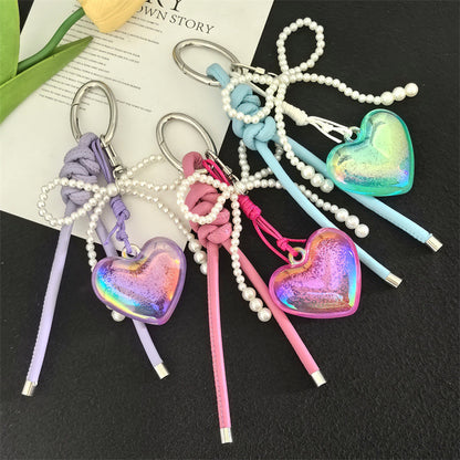 DIY Hand Woven Carabiner Bag Pendant Keychain