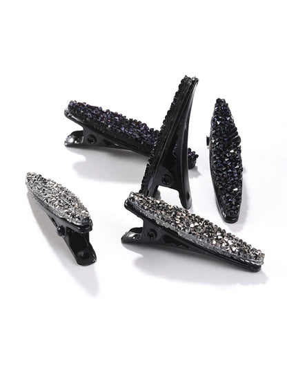 2026 New Super Attractive Side Hair Clip, Small Bangs Hair Clip, Rhinestone Duckbill Clip on the Forehead, Sophisticated Feel
