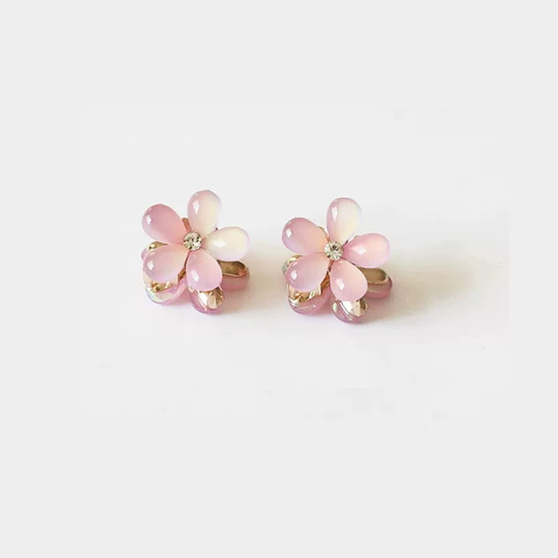 Small mini floral claw clip for women, high-end side, bangs hair clip for front front, delicate princess hair clip