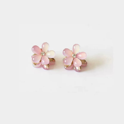 Small mini floral claw clip for women, high-end side, bangs hair clip for front front, delicate princess hair clip