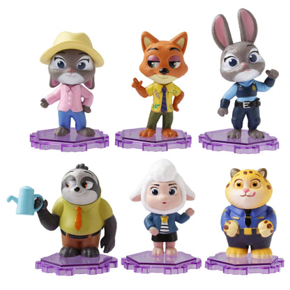Zootopia bunny Judy Fox Nick handmade ornaments toys doll cake car decoration