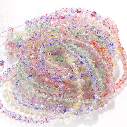 Cross-border DIY new glass pearl bead handmade bead bracelets, necklaces, accessories, and materials available wholesale in stock