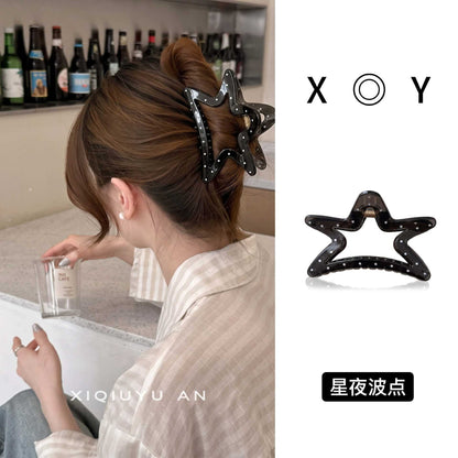 Large Versatile Grab Clip Women's Back of Head Shark Clip Korean Premium Hairpin 2026 Temperament Disc Hair Accessories
