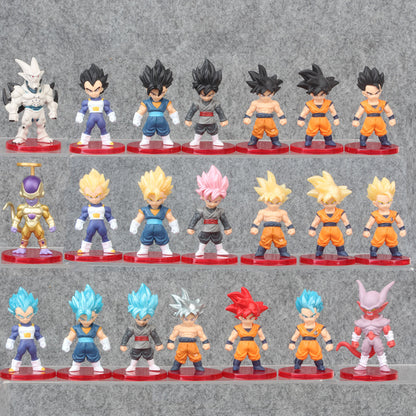 Spot Dragon Ball Figure Monkey King Vegeta Frieza Magic Model Doll Gacha Doll Machine Ornaments