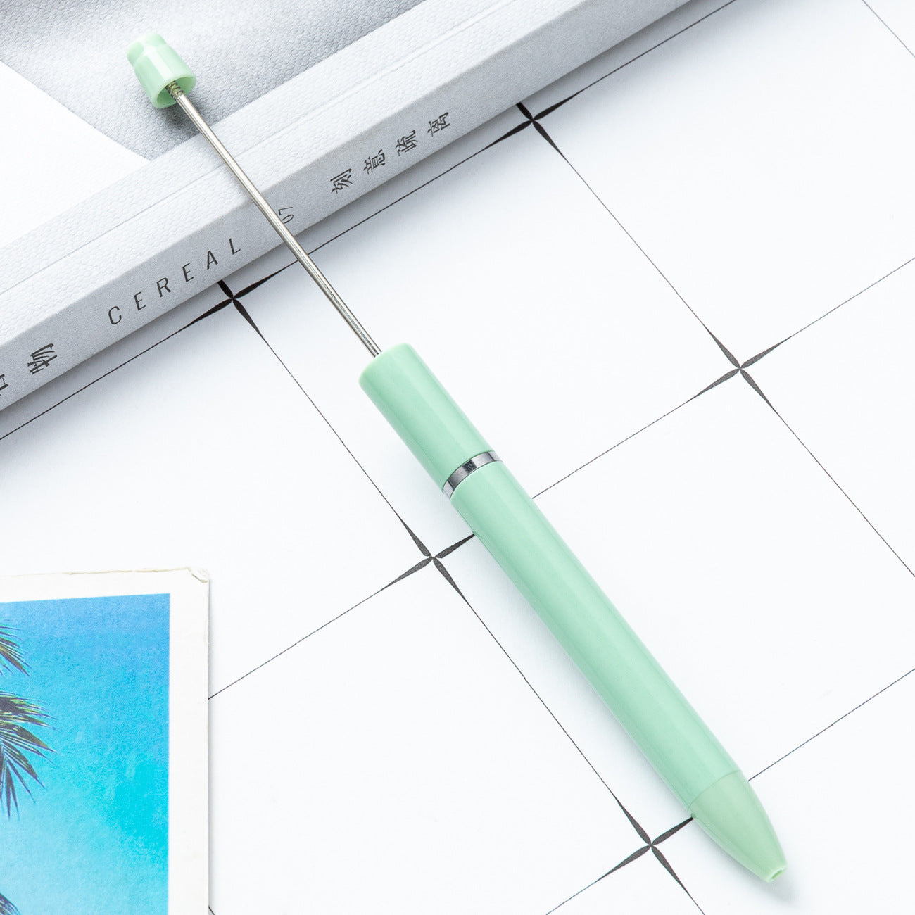 DIY Plastic Ballpoint Pen - Handmade Beaded Printable Personalized Pen Wholesale