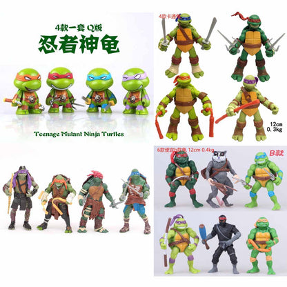 4 and 6 Teenage Mutant Ninja Turtles Movie Edition Cartoon Edition Raphael Figure Figure Action Figure Model Toys