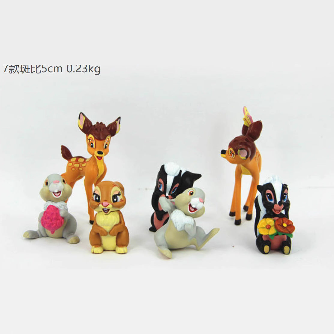 Bambi Madagascar plus Bambi 7 figures baking decoration dolls children's doll ornaments