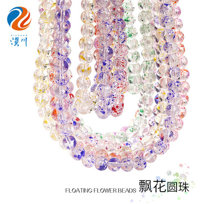 Cross-border DIY new glass pearl bead handmade bead bracelets, necklaces, accessories, and materials available wholesale in stock