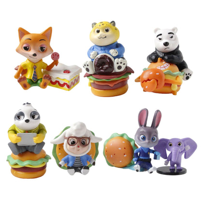 Zootopia bunny Judy Fox Nick handmade ornaments toys doll cake car decoration