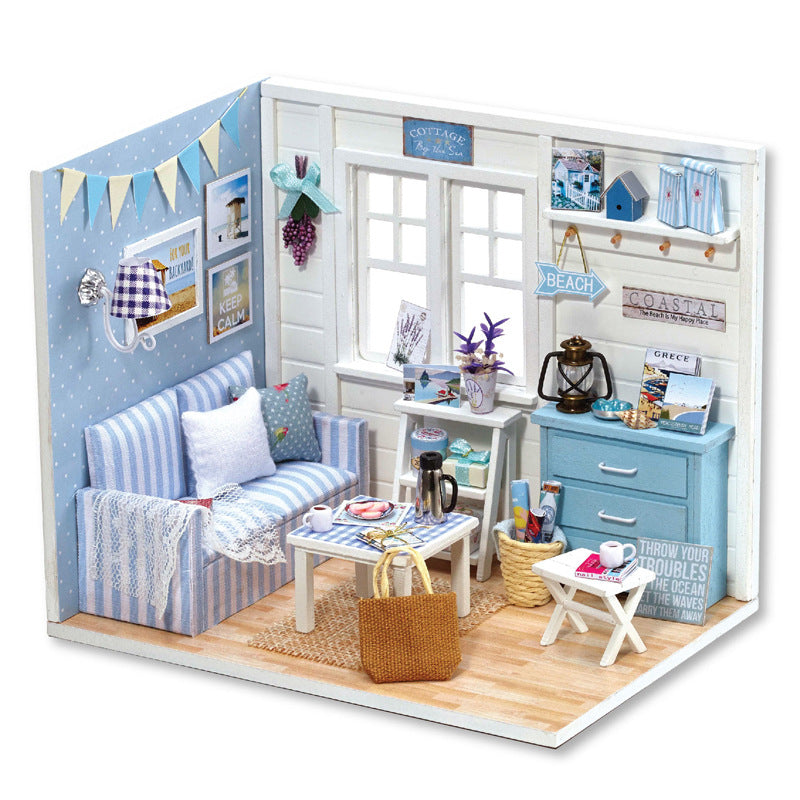 Wisdom House New Cottage Sunshine Princess Series DIY Handmade Assembly Model Fresh Sunshine Creative Gifts