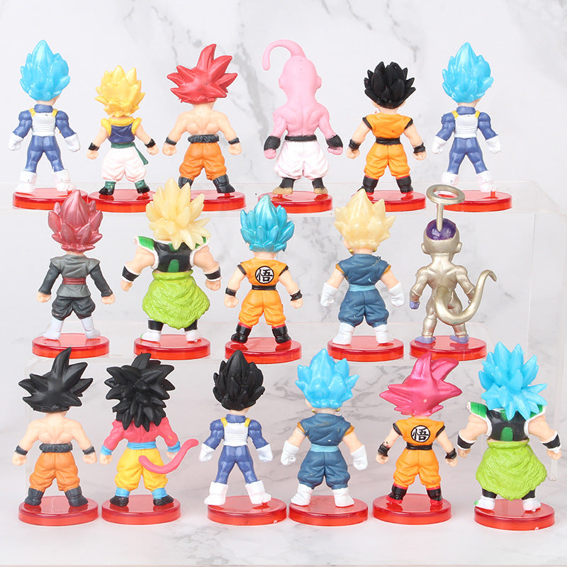 Spot Dragon Ball Figure Monkey King Vegeta Frieza Magic Model Doll Gacha Doll Machine Ornaments