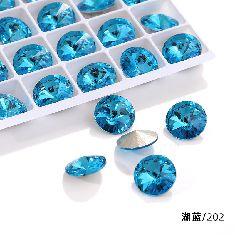 K9 High-End Rhinestone, Satellite, Special-Shaped High-Top Diamond, Wedding Dress, Dress, Crystal Jewelry, Nail Art, Diamond Material, Pointed Bottom Rhinestone