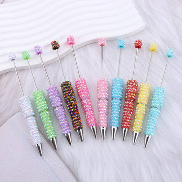 creative DIY diamond-encrusted ballpoint pen broken diamond full diamond ballpoint pen color cute cartoon heavy industry cute pen
