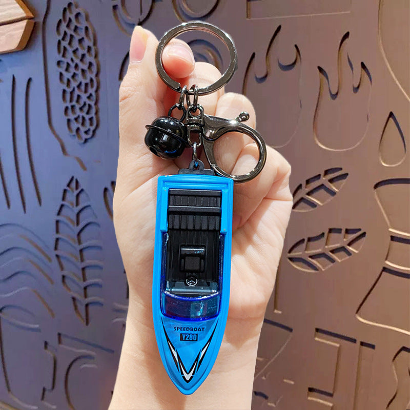 Creative Cool Motorcycle Keychain Pendant Mini Kids Pullback Toy Car School Bag Keychain Small Gift Wholesale