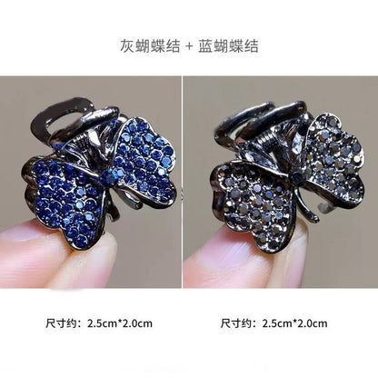 High-end flash diamond metal hair clip, small grab clip for women, bangs clip, side forehead hair clip, Korean headpiece clip, secure hair