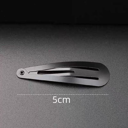 Black BB hair clips for women, 2026 new style, bangs clip, hair clip, hair clip on the back of the head, loose hair clip on the forehead, metal water drop clip
