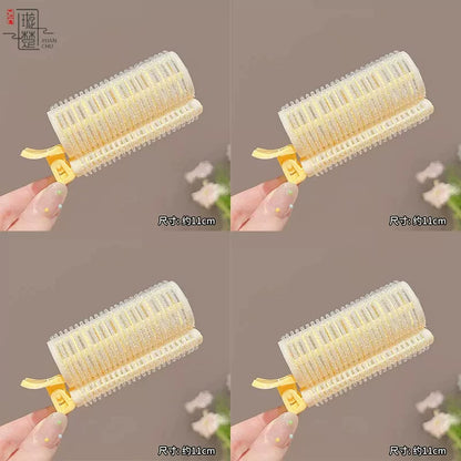 Lazy air bangs, curling tubes, female high skull top styling artifacts, forehead hair roots, fluffy clips, curling pins, headdresses