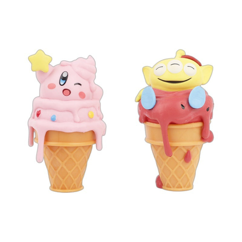 New products: 6 big star ice cream ice cream series, creative dopamine tide toys, figurines, Internet celebrities, popular micro ornaments