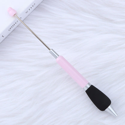 DIY press ballpoint pen creative glue spray sheath grip ballpoint pen ins macaron puzzle student stationery wholesale